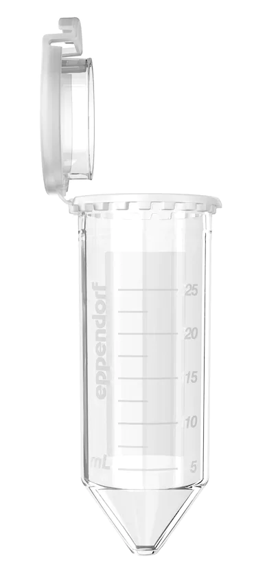 艾本德Eppendorf Conical Tubes 25 mL 帶鎖扣蓋 SnapTec?, 25 mL, 啟動套裝，4  個單離心管架，6  個轉(zhuǎn)子適配器，轉(zhuǎn)子孔可容納 50  mL 錐形管, P